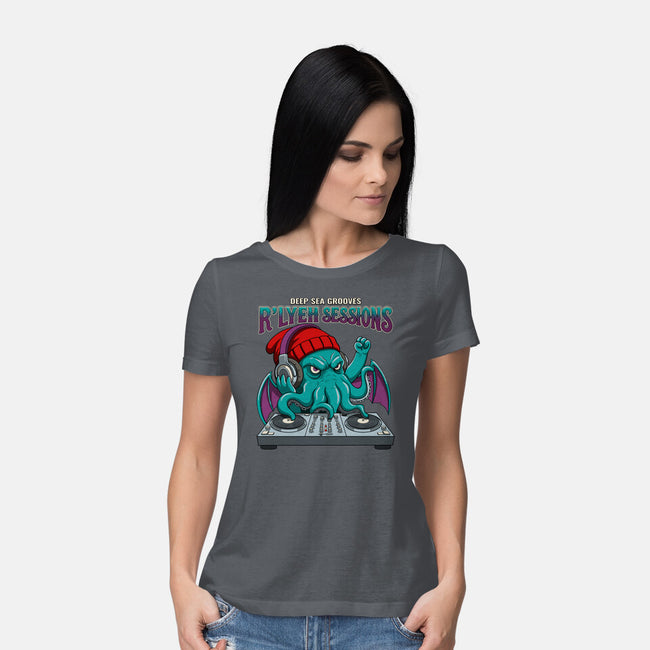 Deep Sea Grooves-Womens-Basic-Tee-JCMaziu