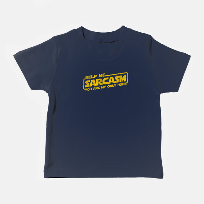 Help Me Sarcasm-Baby-Basic-Tee-NMdesign