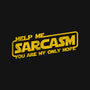 Help Me Sarcasm-Baby-Basic-Onesie-NMdesign