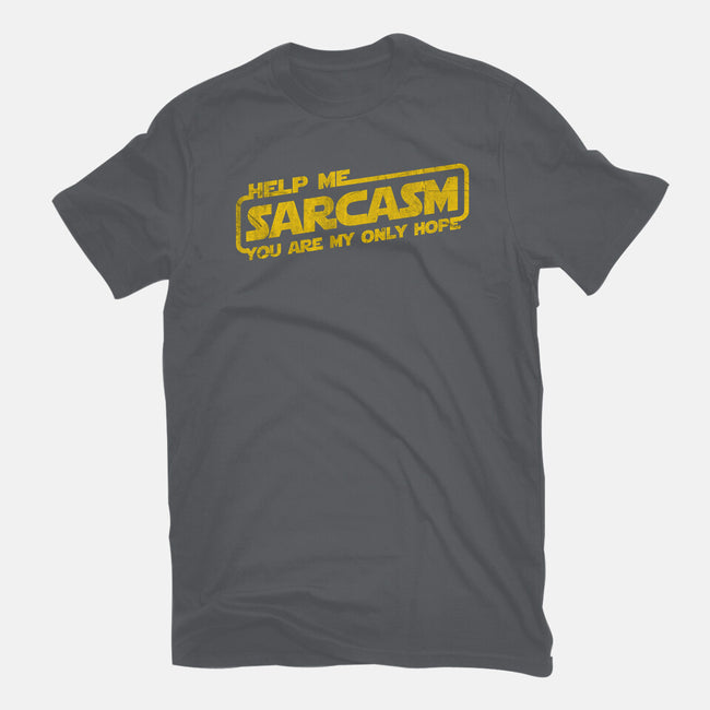 Help Me Sarcasm-Womens-Fitted-Tee-NMdesign