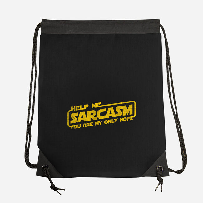 Help Me Sarcasm-None-Drawstring-Bag-NMdesign