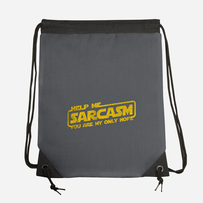 Help Me Sarcasm-None-Drawstring-Bag-NMdesign
