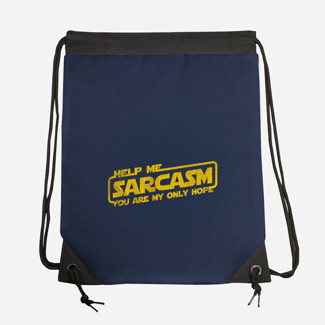 Help Me Sarcasm-None-Drawstring-Bag-NMdesign