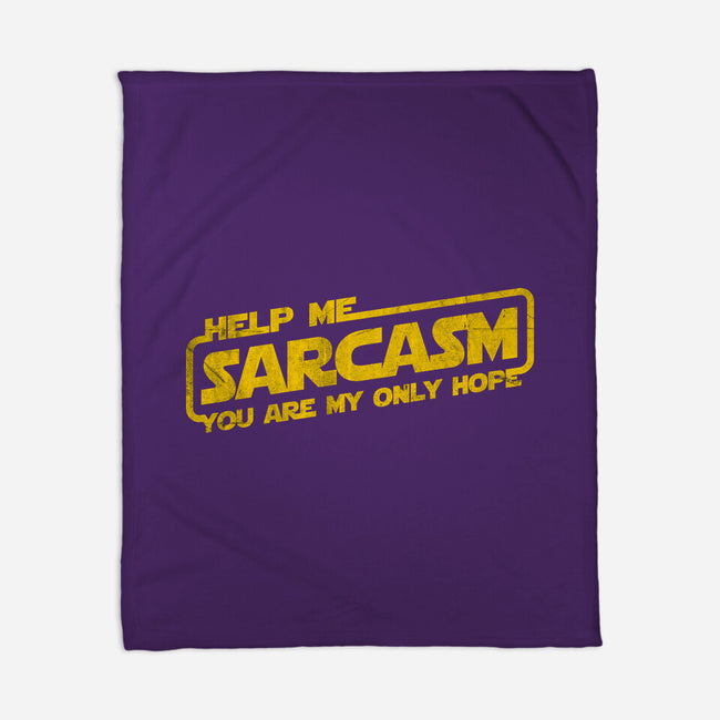 Help Me Sarcasm-None-Fleece-Blanket-NMdesign