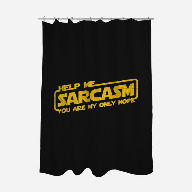 Help Me Sarcasm-None-Polyester-Shower Curtain-NMdesign