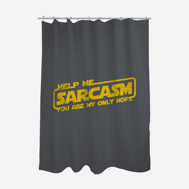 Help Me Sarcasm-None-Polyester-Shower Curtain-NMdesign