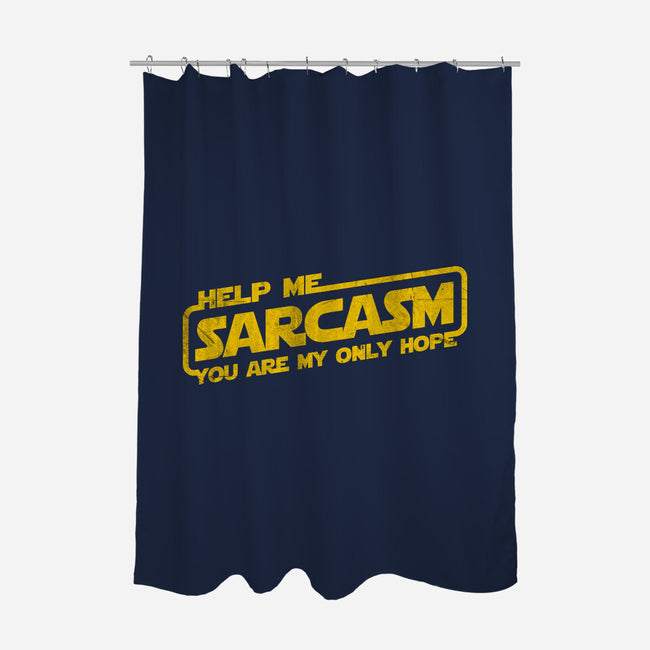 Help Me Sarcasm-None-Polyester-Shower Curtain-NMdesign