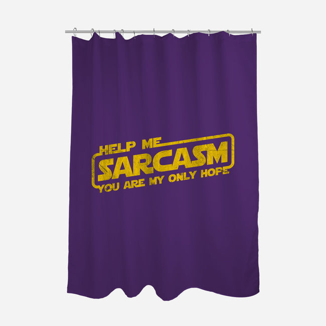 Help Me Sarcasm-None-Polyester-Shower Curtain-NMdesign