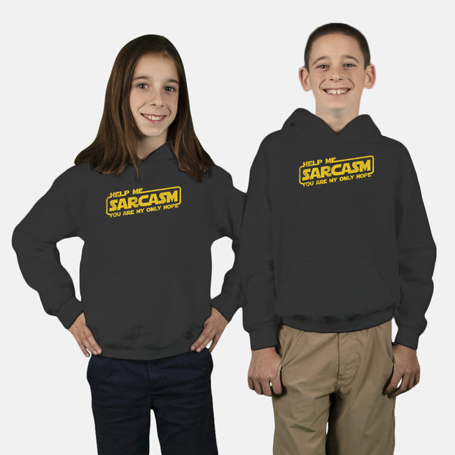 Help Me Sarcasm-Youth-Pullover-Sweatshirt-NMdesign