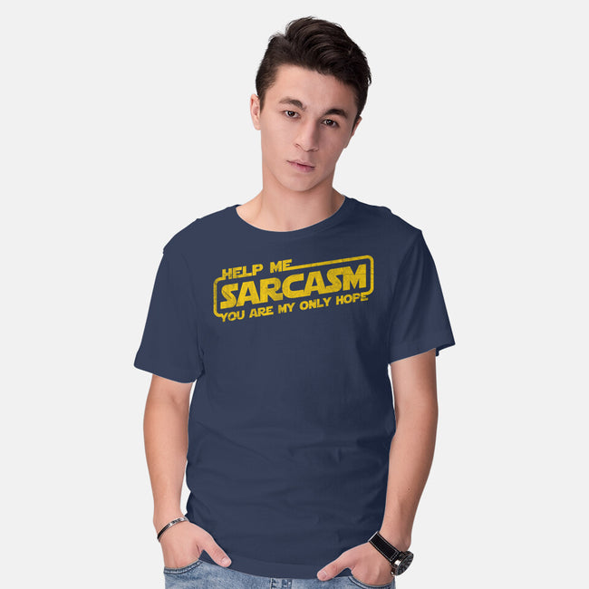 Help Me Sarcasm-Mens-Basic-Tee-NMdesign