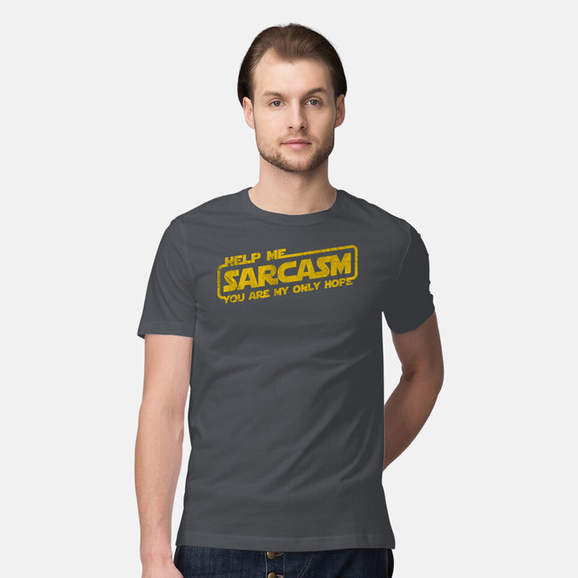 Help Me Sarcasm-Mens-Premium-Tee-NMdesign
