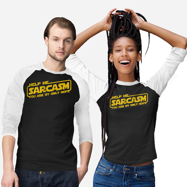 Help Me Sarcasm-Unisex-Baseball-Tee-NMdesign
