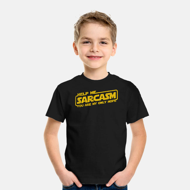 Help Me Sarcasm-Youth-Basic-Tee-NMdesign