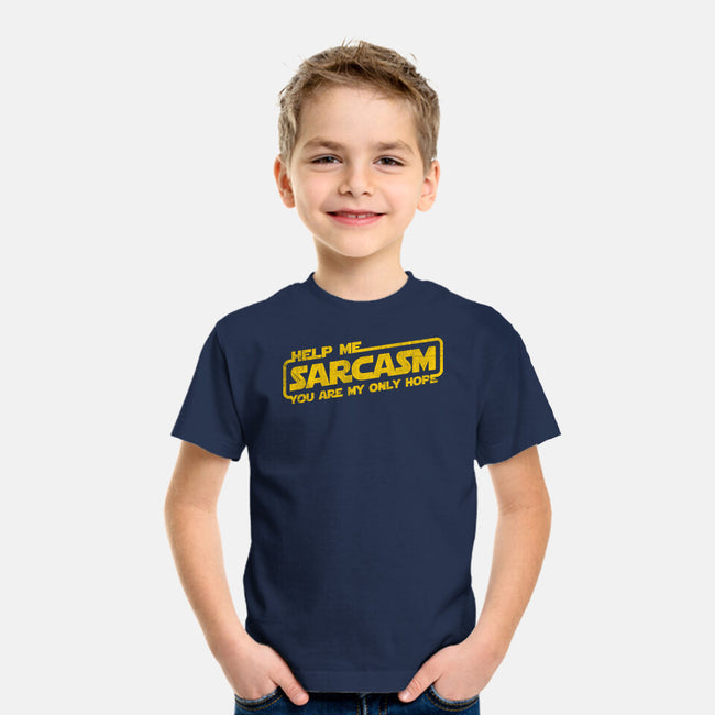 Help Me Sarcasm-Youth-Basic-Tee-NMdesign