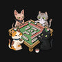 Cat Mahjong-None-Stretched-Canvas-GoshWow