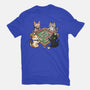 Cat Mahjong-Womens-Fitted-Tee-GoshWow