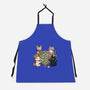 Cat Mahjong-Unisex-Kitchen-Apron-GoshWow