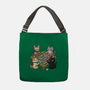 Cat Mahjong-None-Adjustable Tote-Bag-GoshWow