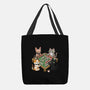 Cat Mahjong-None-Basic Tote-Bag-GoshWow