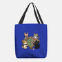 Cat Mahjong-None-Basic Tote-Bag-GoshWow
