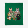 Cat Mahjong-None-Fleece-Blanket-GoshWow