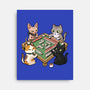 Cat Mahjong-None-Stretched-Canvas-GoshWow