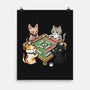 Cat Mahjong-None-Matte-Poster-GoshWow