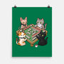 Cat Mahjong-None-Matte-Poster-GoshWow