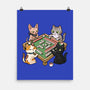 Cat Mahjong-None-Matte-Poster-GoshWow