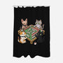 Cat Mahjong-None-Polyester-Shower Curtain-GoshWow