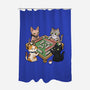 Cat Mahjong-None-Polyester-Shower Curtain-GoshWow