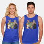 Cat Mahjong-Unisex-Basic-Tank-GoshWow