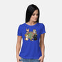 Cat Mahjong-Womens-Basic-Tee-GoshWow