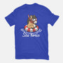 Literal Sea Horse-Womens-Fitted-Tee-NemiMakeit