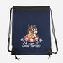 Literal Sea Horse-None-Drawstring-Bag-NemiMakeit