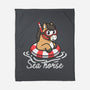 Literal Sea Horse-None-Fleece-Blanket-NemiMakeit