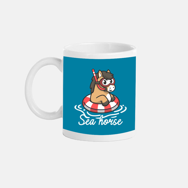 Literal Sea Horse-None-Mug-Drinkware-NemiMakeit