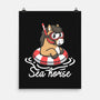 Literal Sea Horse-None-Matte-Poster-NemiMakeit