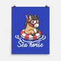 Literal Sea Horse-None-Matte-Poster-NemiMakeit