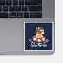 Literal Sea Horse-None-Glossy-Sticker-NemiMakeit