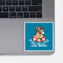 Literal Sea Horse-None-Glossy-Sticker-NemiMakeit