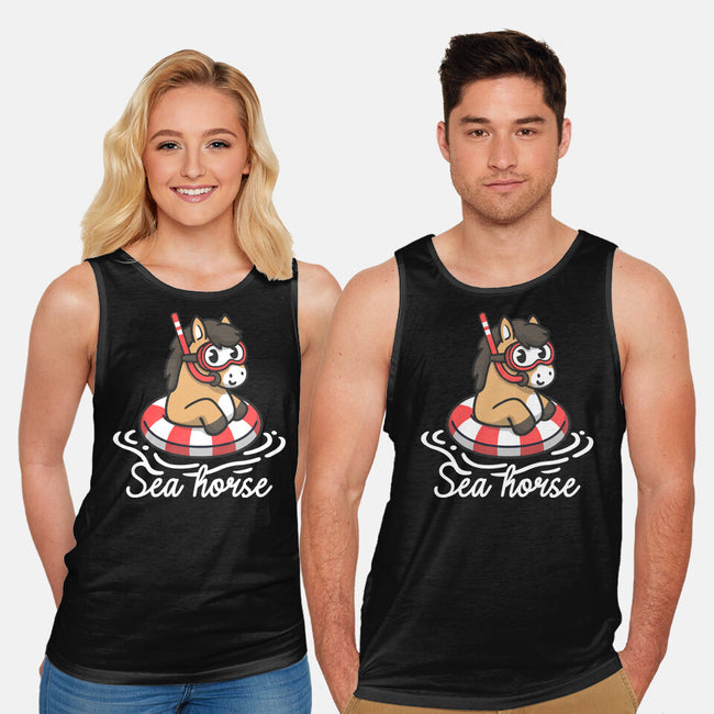 Literal Sea Horse-Unisex-Basic-Tank-NemiMakeit