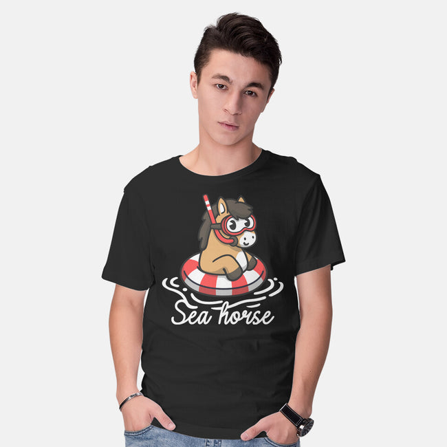Literal Sea Horse-Mens-Basic-Tee-NemiMakeit