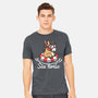 Literal Sea Horse-Mens-Heavyweight-Tee-NemiMakeit