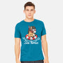 Literal Sea Horse-Mens-Heavyweight-Tee-NemiMakeit