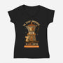 The Secret Ingredient Is Coffee-Womens-V-Neck-Tee-Trendlory