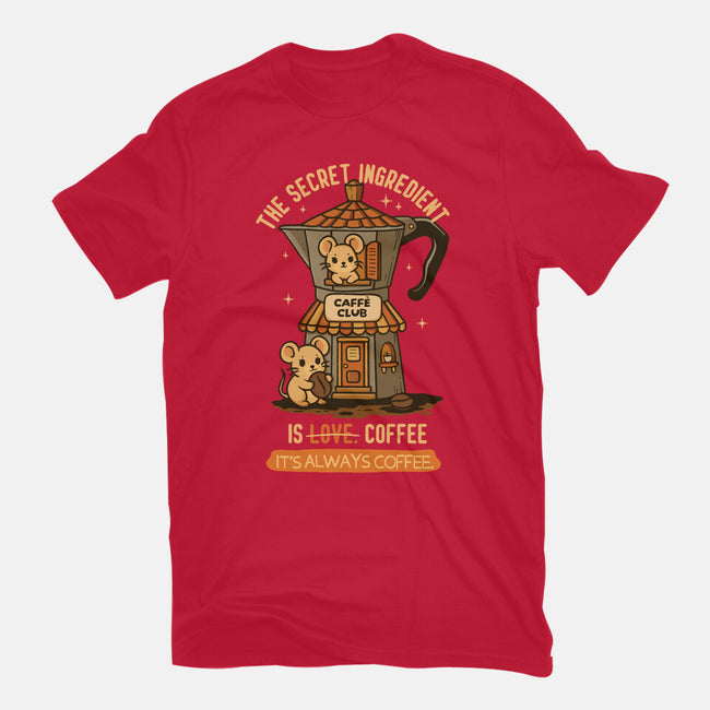 The Secret Ingredient Is Coffee-Mens-Heavyweight-Tee-Trendlory
