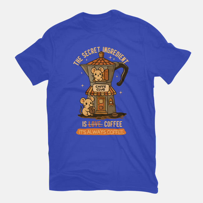 The Secret Ingredient Is Coffee-Mens-Heavyweight-Tee-Trendlory