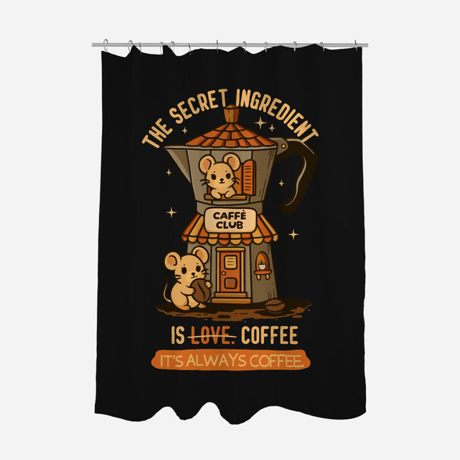 The Secret Ingredient Is Coffee-None-Polyester-Shower Curtain-Trendlory