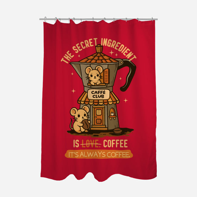 The Secret Ingredient Is Coffee-None-Polyester-Shower Curtain-Trendlory